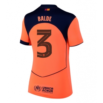 Billige Fotballdrakt Barcelona Alejandro Balde #3 Replika Tredjedrakt Dame 2025-26 Kortermet